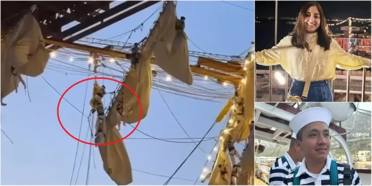 Γέφυρα Μπρούκλιν: Πρόσκρουση ιστιοφόρου – Ναύτες κρέμονταν από τα κατάρτια, έδωσαν μάχη (Βίντεο)