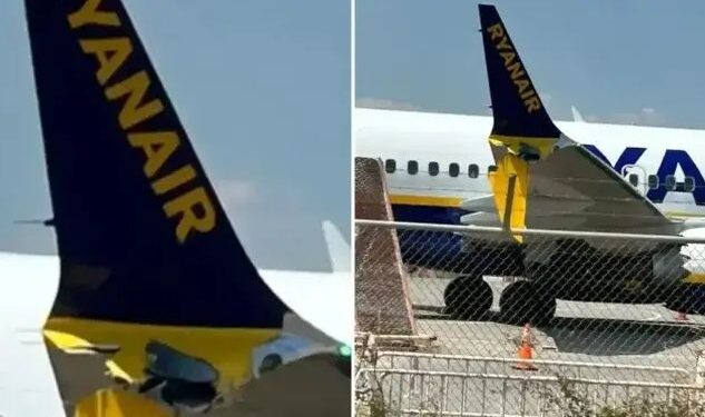 Καλαμάτα: Αεροπλάνο προσέκρουσε σε μπάρες κατά την προσγείωση