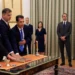 Ορκίστηκαν ο νέος υπουργός Μετανάστευσης, Θάνος Πλεύρης και τρεις υφυπουργοί
