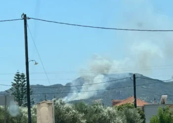 Φωτιά τώρα στην Μονεμβασιά, καίει στην περιοχή Καραβοστάσι – Σηκώθηκαν 4 αεροσκάφη, 1 ελικόπτερο, στην περιοχή πνέουν ισχυροί άνεμοι