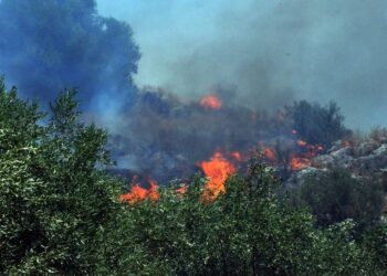 Φωτιά τώρα στο Ηράκλειο Κρήτης