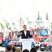 Μητσοτάκης: Παραδόθηκαν 164 οχήματα στην Πυροσβεστική – Τι είπε για την φετινή αντιπυρική περίοδο