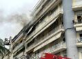 Φωτιά σε διαμέρισμα στο κέντρο των Σερρών – Αποκλείστηκε η περιοχή (ΦΩΤΟ + VIDEO)