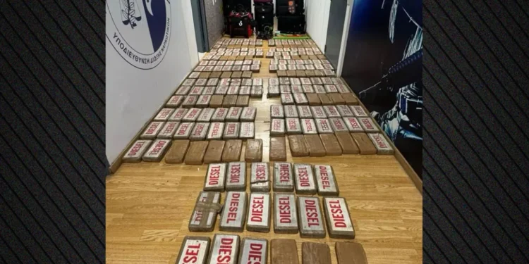 Κοκαΐνη αξίας 5,5 εκατ. ευρώ εντοπίστηκε σε κοντέινερ στο λιμάνι της Θεσσαλονίκης