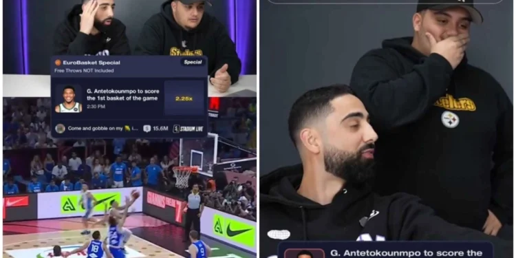 Tiktokers έπαιξαν 10.000$ να βάλει το πρώτο καλάθι ο Αντετοκούνμπο και ο Σλούκας τους έστειλε… κουβά (Βίντεο)