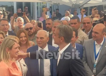 Στους χώρους της 89ης ΔΕΘ ο Κυριάκος Μητσοτάκης για τα εγκαίνια