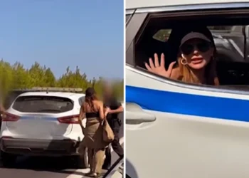 Δέσποινα Βανδή: Περιπολικό τη μετέφερε μετά από βλάβη στο αυτοκίνητό της – Δείτε το βίντεο