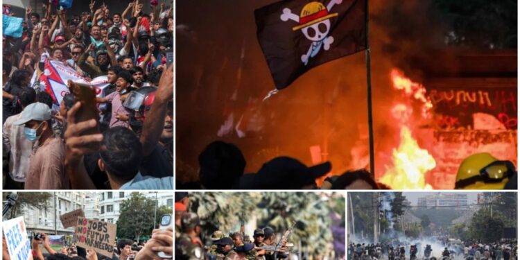 Gen Z: Διαδηλωτές ενώνονται πίσω από μια πειρατική σημαία και ρίχνουν κυβερνήσεις με όπλο τα social