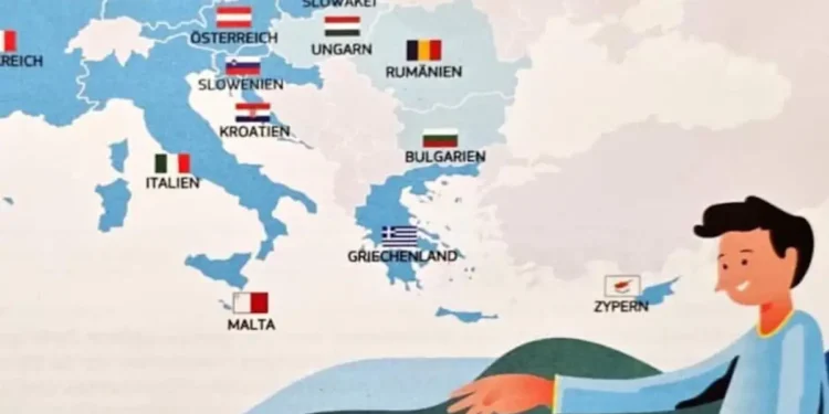 Κομισιόν: Προκλητικός χάρτης δείχνει ότι τα νησιά του ανατολικού Αιγαίου και τα Δωδεκάνησα ανήκουν στην Τουρκία