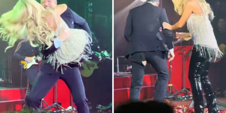 Σάκης Ρουβάς – Νατάσα Θεοδωρίδου: H χορευτική στιγμή πάνω στη σκηνή που κατέληξε σε σκισμένο παντελόνι