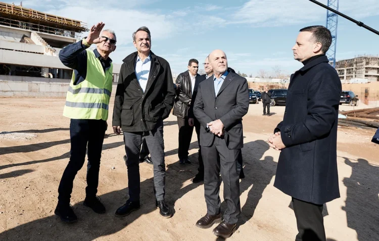 Αυτοψία Μητσοτάκη στον Βοτανικό – «Ένα γήπεδο που αξίζει ο Παναθηναϊκός»