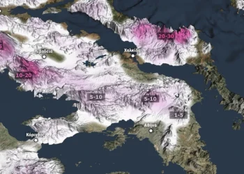 Ισχυρή ψυχρή εισβολή φέρνει τσουχτερό κρύο και χιόνια – Πότε θα ξεκινήσει η χιονόπτωση στην Αττική, δείτε χάρτες