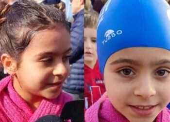 Θεοφάνια: Συγκίνησε τον Βόλο η 9χρονη Αποστολία που βούτηξε στα παγωμένα νερά για τον σταυρό