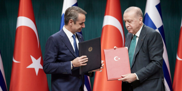 Θέμα άρσης του Casus Belli έθεσε ο Μητσοτάκης στον Ερντογάν – «Είναι καιρός να αρθεί κάθε απειλή στις μεταξύ μας σχέσεις» – Αν όχι τώρα, πότε;