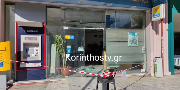 Ληστεία με καλάσνικοφ και βαριοπούλες στα ΕΛΤΑ Λουτρακίου