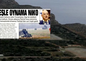 «Νίκο μην παίζεις με τη φωτιά»: Το πρωτοσέλιδο της Sabah για τον Δένδια, μετά τη μεταφορά πυραύλων Patriot στην Κάρπαθο