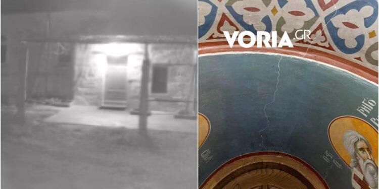 Βίντεο από τη στιγμή του σεισμού 4,9 Ρίχτερ στο Άγιο Όρος – Ζημιές σε μονές