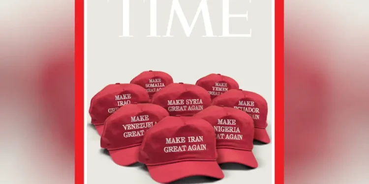 Το ειρωνικό εξώφυλλο του περιοδικού TIME για τον Ντόναλντ Τραμπ: «Make Iran Great Again»