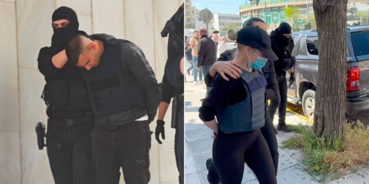 Με σκυμμένα κεφάλια ο 20χρονος, ο 18χρονος και τα δύο κορίτσια στον εισαγγελέα για τη δολοφονία του 27χρονου στον Άγιο Δημήτριο