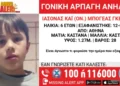 Amber alert για γονική αρπαγή παιδιού 6,5 ετών από την Βουλιαγμένη