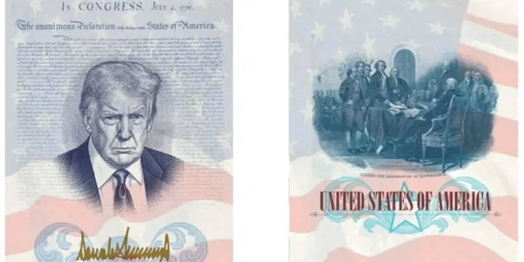 Ντόναλντ Τραμπ: Οι ΗΠΑ θα εκδώσουν διαβατήρια με το πρόσωπο του Αμερικανού προέδρου για τα 250 χρόνια ανεξαρτησίας
