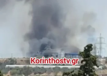 Κορινθία: Έκρηξη και φωτιά σε εργοστάσιο στα Εξαμίλια – Εντοπίστηκε σορός κατά την κατάσβεση