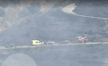 Φωτιά στο Ρέθυμνο: Φωτογραφία-ντοκουμέντο από το σημείο που βρέθηκαν νεκροί οι δύο πυροσβέστες